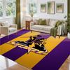 Melbourne Storm Design Crystal Velvet Rug Soft Decorative Mat for Bedroom Entrance