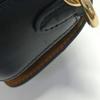 [Pre-Owned] Andrea 21 Brand Logo Detachable Handle Leather And Synthetic Leather Handbag Crossbody Shoulder Bag Small - Very Good #BROQF5