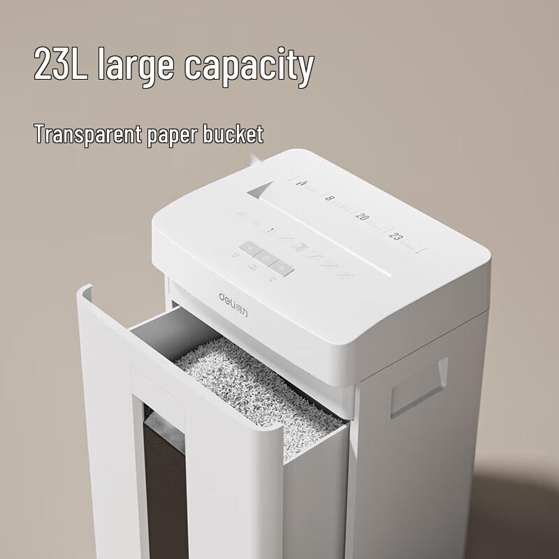 Deli GA155 High-Security Paper Shredder CN plug (adapter included)