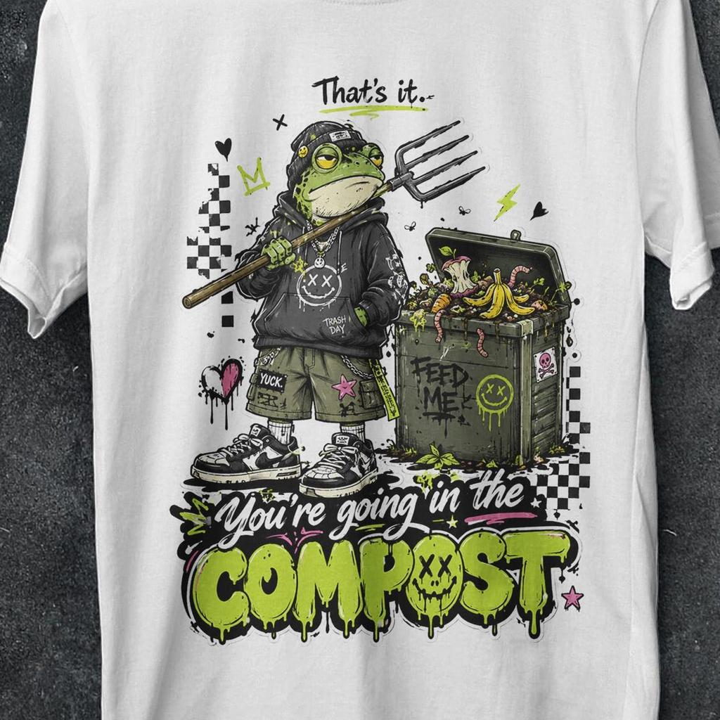 Funny Gardening Shirt, gift, I Compost Shirt, Frog Garde Shirt, the compost shirt, frogs, funny frog shirt, sarcastic shirt, Gardening Tee