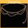 Waist Ladies Metal Chain With Carved Details Elegant Jewelry For Winter Seasons