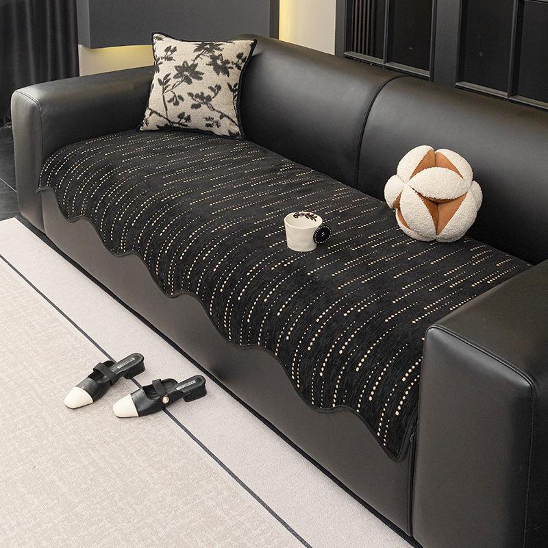 Light Luxury High-End Sofa Cushion  New Four-Season Universal Fixed Seat Cushion One-Piece Straight Row Seat Cushion