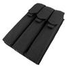 US TACTICAL Military-Grade P90 Triple Magazine Pouch, Black, Made with Authentic Fabric