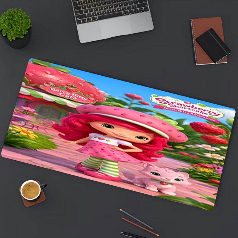 Strawberry Shortcake Print Mouse Pad, for Keyboard Pad Laptop PC Mat for Office Home Use, Desk Decor, Perfect Birthday Gift for Gamers