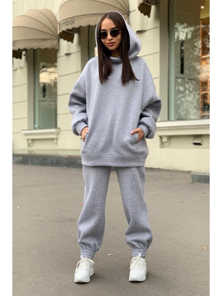 Женский европейский и американский однотонный худи - Новая осенне-зимняя мода