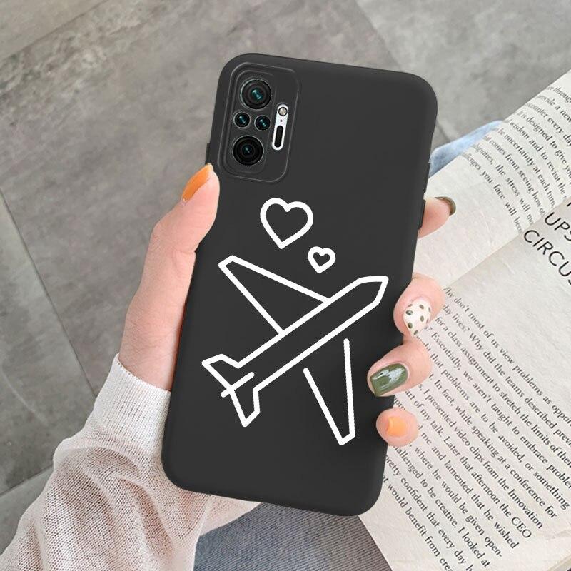 Чехол для Xiaomi Redmi Note 10 Pro, милое сердце, цветок, красивая планета, королева, король, силиконовая мягкая задняя крышка для Redmi Note10 10S 10Pro, чехлы 4G 5G