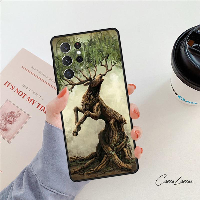 Чехол для телефона с рисунком животного Олень Для Samsung Galaxy S24 S25 S23 S22 Ultra Note 10 20 Plus S20 S21 FE Обложка