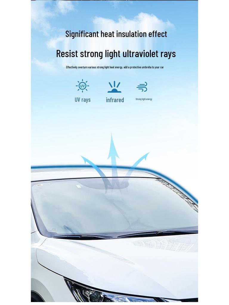 Kia K3 Stonic Eeed Yipao KX1 Солнцезащитный козырек на лобовое стекло: Полное покрытие, теплоизоляция и защита от солнца