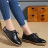 Женские туфли в британском стиле, одинарные туфли, женские повседневные туфли из коровьей кожи, универсальные женские рабочие туфли