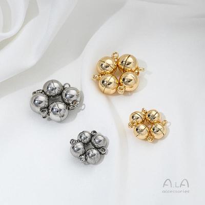 Не выцветающая магнитная застежка из титановой стали для браслетов и ожерелий своими руками