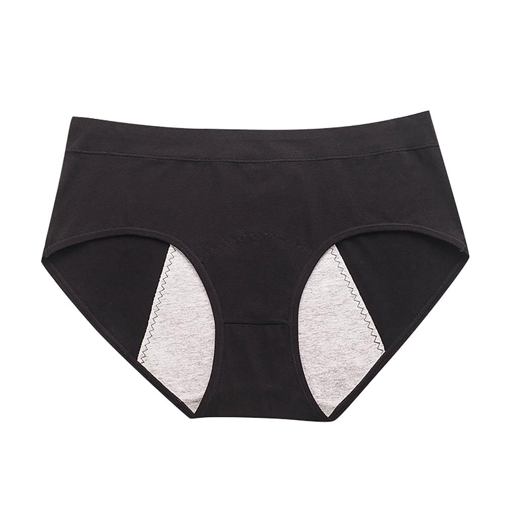 Women'S Menstrual Panties Mid-Waist Cotton Postpartum Women'S Panties Fully Covered Panties