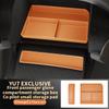 2Pcs For Xiaomi Yu7 2025 2026 Passenger Seat Glove Box Storage Box Tidying Phone Organizer Silicone Car Interior Accessories