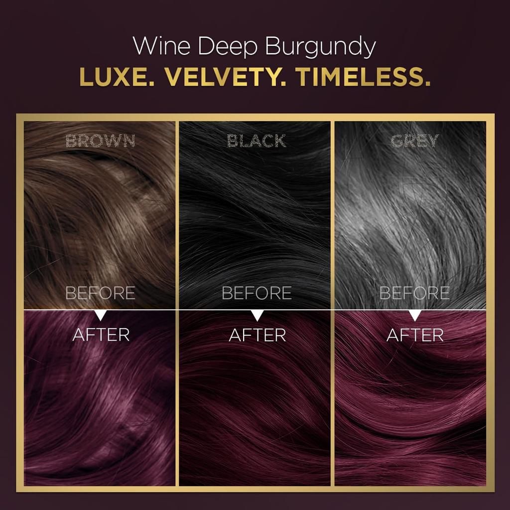 BBLUNT Salon Secret High Shine Conditioning Hair Colour With BondTech™ For Strong Shiny Hair - Wine Deep Burgundy 4.20