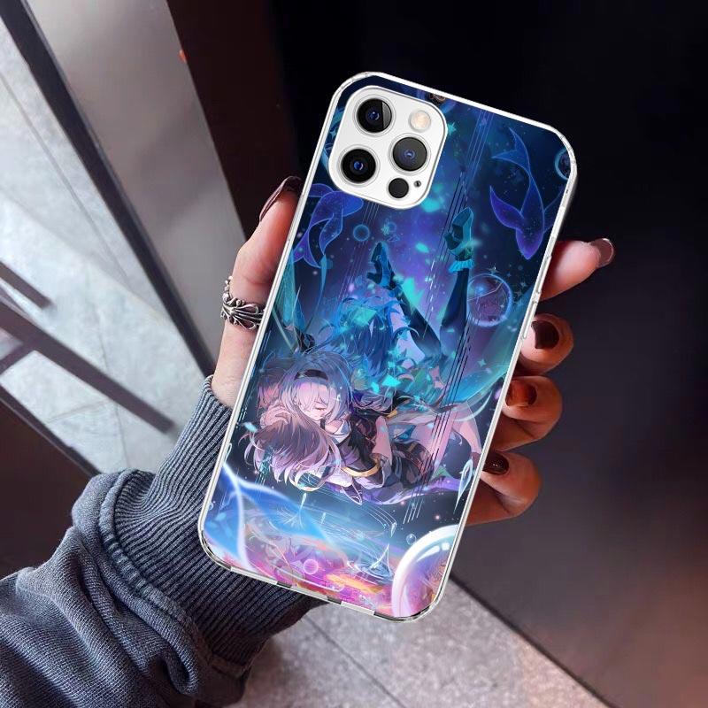 Чехол для телефона Honkai Star Rail Firefly для iPhone 17 Air 11 13 Mini 14 15 Plus 16 12 Pro Max 16E SE 7 8 с рисунком, мягкая задняя крышка из ТПУ