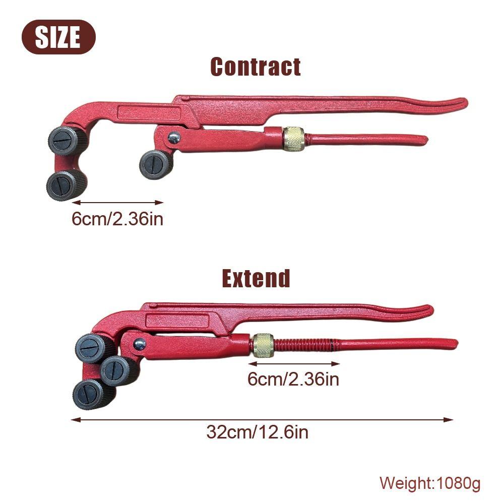 Fix Damaged Threads Pipeline Processing Wrench Coarse-thread Pipe Wrench  Repair