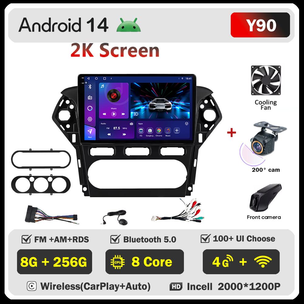 Для Ford Mondeo 4 mk4 2010-2014 автомобильный радиоплеер Car Carplay экран Autoradio Mirror Link автомобильные интеллектуальные системы сенсорный экран