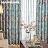 1PC NAPEARL 70-80% Blackout Shading Curtain Printed Floral Curtain Pastoral Style Window Drapes Home Decor