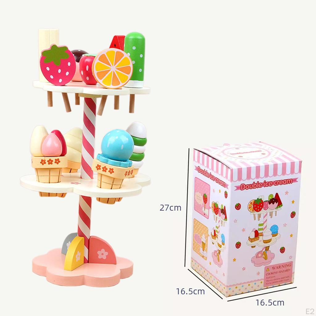 Ice Cream Toy Education Simulation for Age 24 Preschool Gifts