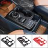 Для Ford Maverick 2022, автомобильная центральная консоль в стиле углеродного волокна, панель переключения передач, накладка, держатель для чашки, декоративная рамка
