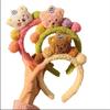 Cute Cartoon Plush Bear Hairband For Women Girls Sweet Hair Ornament Funny Headband Photo Prop Hair Hoop Lovely Hair Accessories