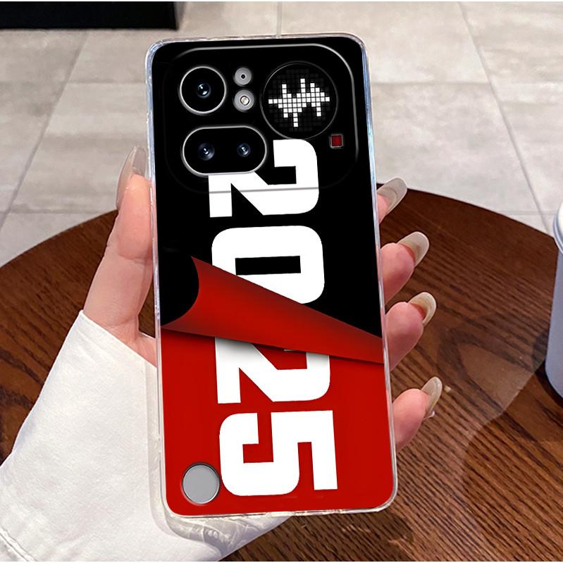 Чехол для Nothing Phone 4a Pro Прозрачный Роскошный Милый Кролик с Сердечком Смешной Мягкий Силиконовый Задняя Крышка из ТПУ для Nothing Phone4A Pro