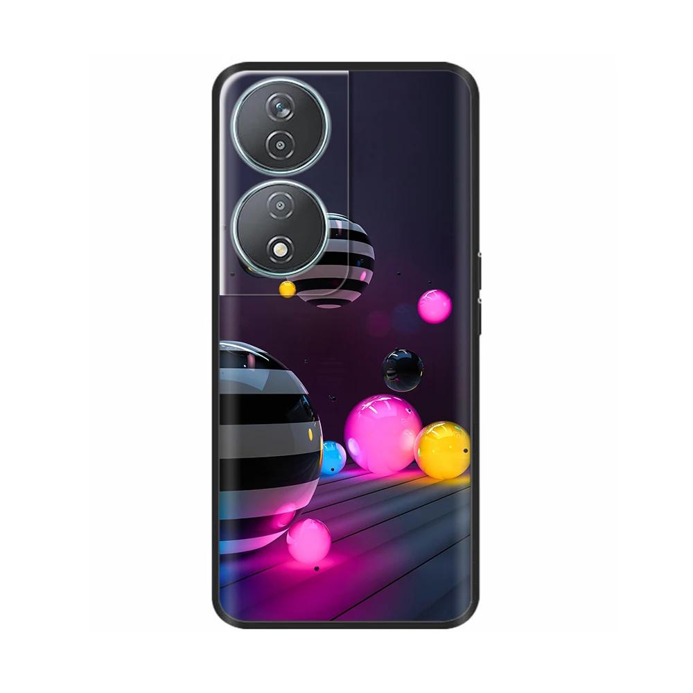 Чехол для Honor X7b Расписной Мультяшный Цветок Силиконовый Funda ТПУ Мягкая Крышка Для Honor X7B 5G Чехлы Для Honor 90 Умный Защитный Чехол
