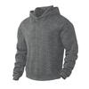 Men's Solid-color Loose Sweater Knitted Hoodie, Men's And Women's Stand-up Collar Thickened Hoodie