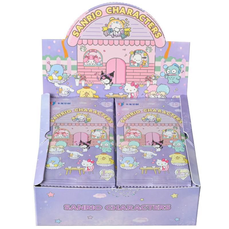 Box Card Sanrio Cute Anime Genuine Authorization Party Plan Characters Kuromi Kitty Melody Collection Children's Gifts