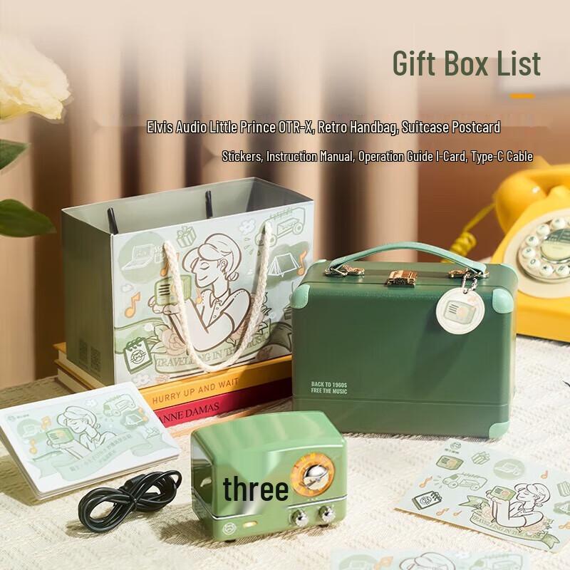 Mao Wang Little Prince OTR-X Retro Portable Bluetooth Speaker & Radio