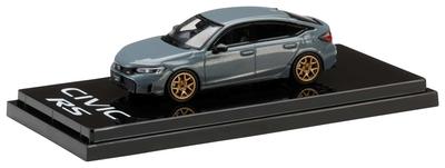 Hobby Japan HJ64 Масштаб Honda Civic RS Custom Sonic Gray Готовый HJ642046BGY Версия 1/64, Жемчужный, Модель,