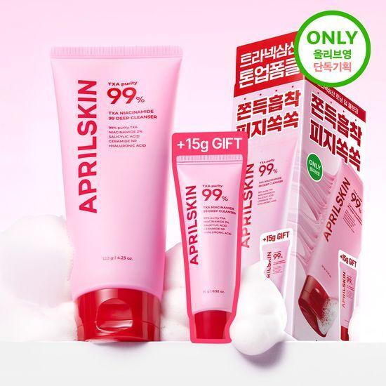 Aprilskin Tranexamic Acid Deep Cleanser 120g Special (+15g Miniature)