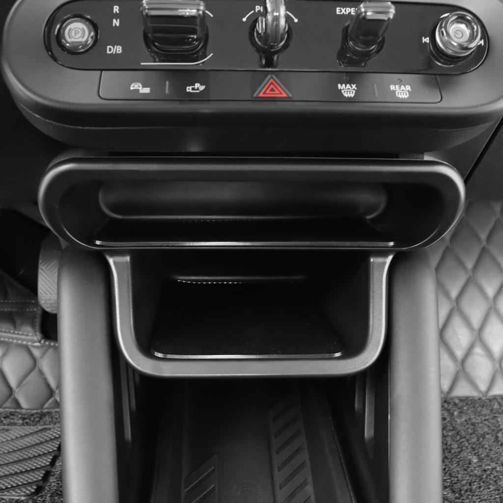 KUNGKIC ACEMAN Подстаканник/Ящик на центральную консоль для Mini Cooper J01, SE, S и J05 (2024-2025 гг.) - Внутренний ящик для хранения, Аксессуар (Базовый тип ABS)