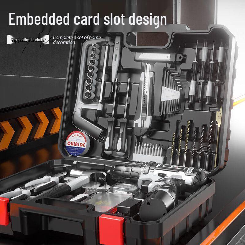 Беспроводная литиевая электрическая дрель и набор инструментов-отверток