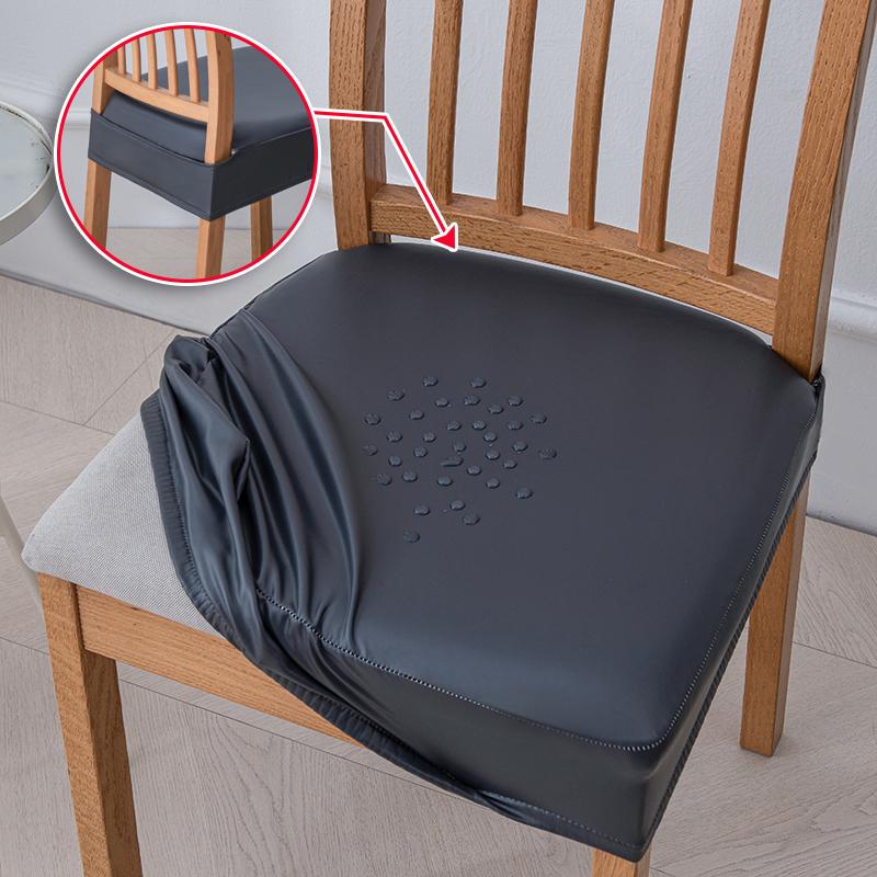 Водонепроницаемые эластичные чехлы на сиденья из полиуретана для обеденных стульев, моющиеся чехлы для обеденных стульев, защитные чехлы для стульев для офиса, банкета, 1 шт.