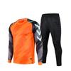 Goalkeeper Soccer Jersey Long Sleeve Training Shirt Kids Adults Breathable Synthetic Fabric Striped Design Multi-Color