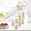 Icing Syringe 8 Nozzles Cake Dessert Decorator Decorating Decorator Kit