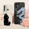 Чехол для Tecno Spark 7 Pro Чехол Модный Мультяшный Милый Смешной Расписной Силиконовый Чехол для Телефона Для Tecno Spark 7Pro