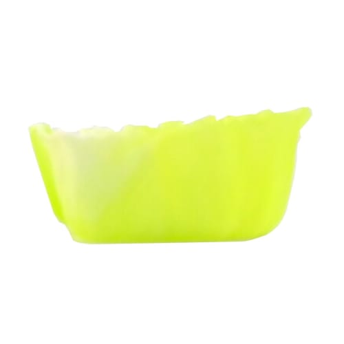 Shincatec Antibacterial Bento Cups, Square Veggie Cups, Lettuce, 4-Pack, Light Green