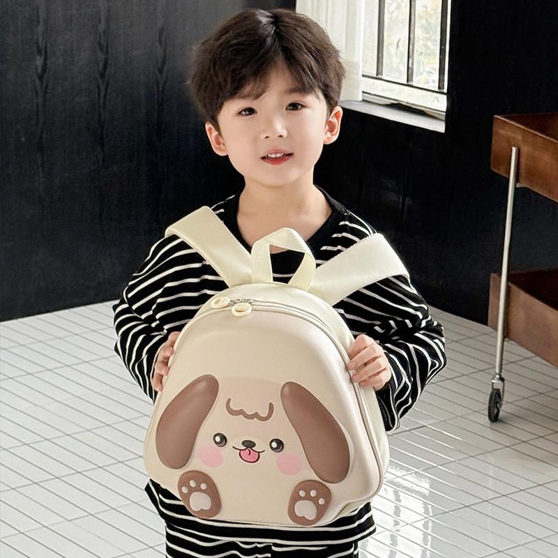 Charming Oxford Cloth Nursery Backpack For Toddlers With Cute Dog Graphics