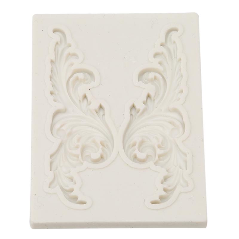 Винтажная рельефная силиконовая форма для кружева, форма для гампасты, шоколада, глины, конфет, инструмент для украшения торта, бордюр для торта, форма для мастики
