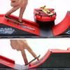 Exciting Miniature Fingertip Skateboard Set for Kids, Finger Sport Game with Ramp Scene Props.