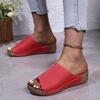 New Women's Shoes Sandals Comfortable Wedge Slippers Simple