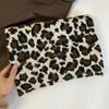 Lightweight Leopard Print Scarf Cashmere Blend Winter Shawl Fashion Imitation Wool Scarf  Unisex
