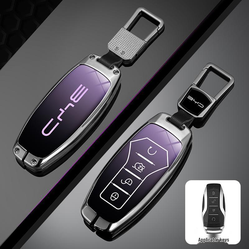 BYD Dolphin 22-24 Key Case: Compatible with Han, Song Plus, Tang DMI, Qin Pro, Yuan E2