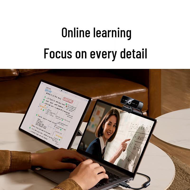 Ugreen 2K HD USB Webcam with Auto Focus and Dual Mics