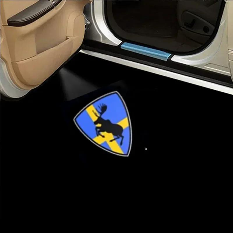 Led Car Door HD Light Laser Projector Welcome Lamps For Volvo XC90 V90 V60 XC60 V40 S80 S60 S90 C40 XC40 V70 XC70