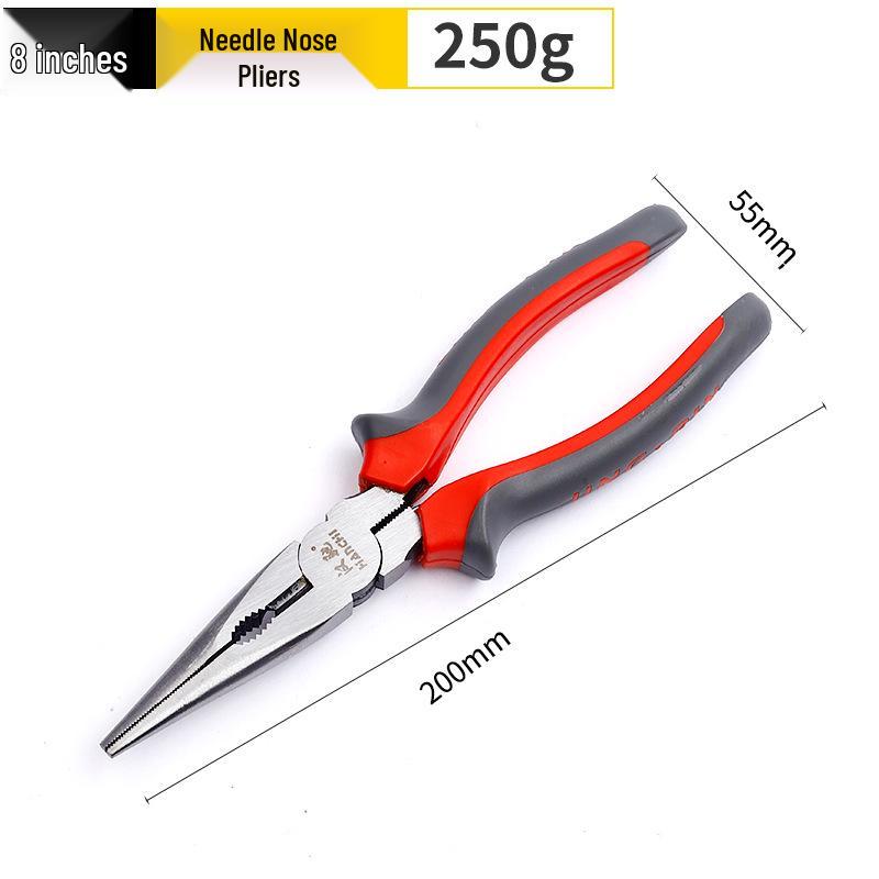 Стальные промышленные плоскогубцы с узором «Жаба»: 6-дюймовые кусачки с длинными губками, 8-дюймовые кусачки для проволоки