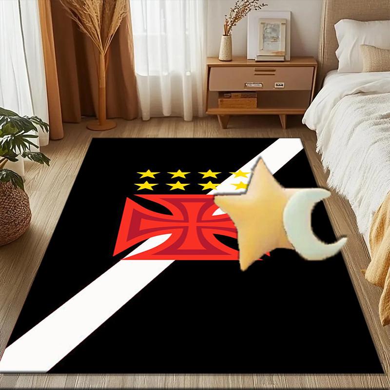 Vasco Football Club Printed Office Carpet Chair Cushion Entryway Rug, Rugs for Living Room, Bedroom Christmas gifts