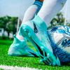 Football Shoes   High-top Football Boots Long Nails PVC Men's Sports Shoes Boys Soccer Shoes