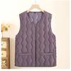 High-quality Down Cotton Vest Women's Autumn and Winter Warm Stand-up Collar Sleeveless Vest Fashion Outer Vest Jacket